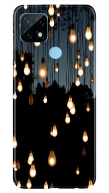 Party Bulb Mobile Back Case for Realme C21 (Design - 72)