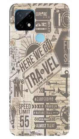 Travel Case for Realme C12(Design - 104)