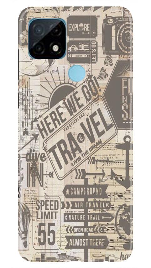 Travel Case for Realme C12  (Design - 104)