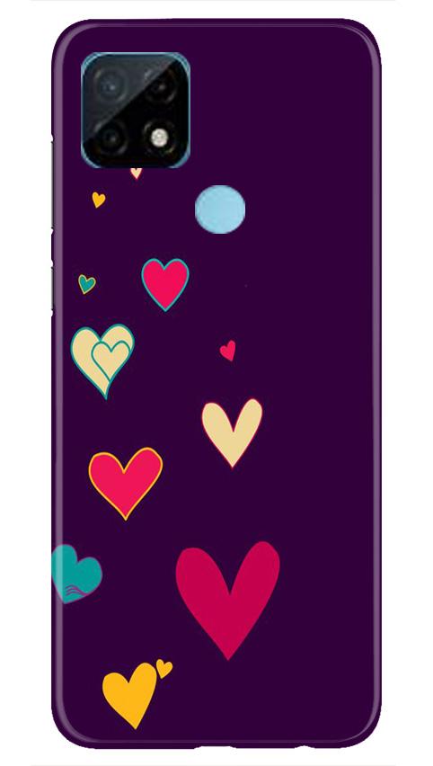 Purple Background Case for Realme C12(Design - 107)