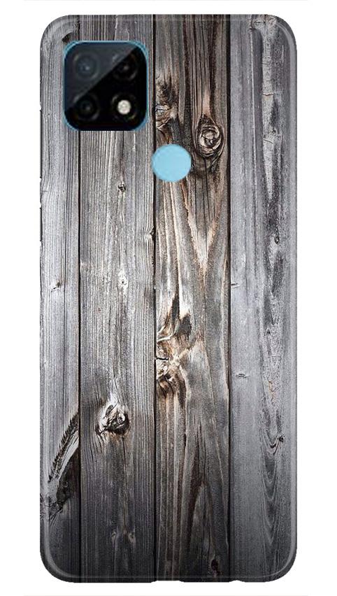 Wooden Look Case for Realme C12  (Design - 114)