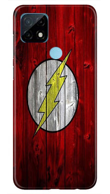 Flash Superhero Mobile Back Case for Realme C12  (Design - 116)