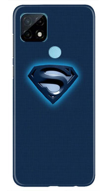 Superman Superhero Mobile Back Case for Realme C21  (Design - 117)