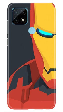 Iron Man Superhero Mobile Back Case for Realme C21  (Design - 120)