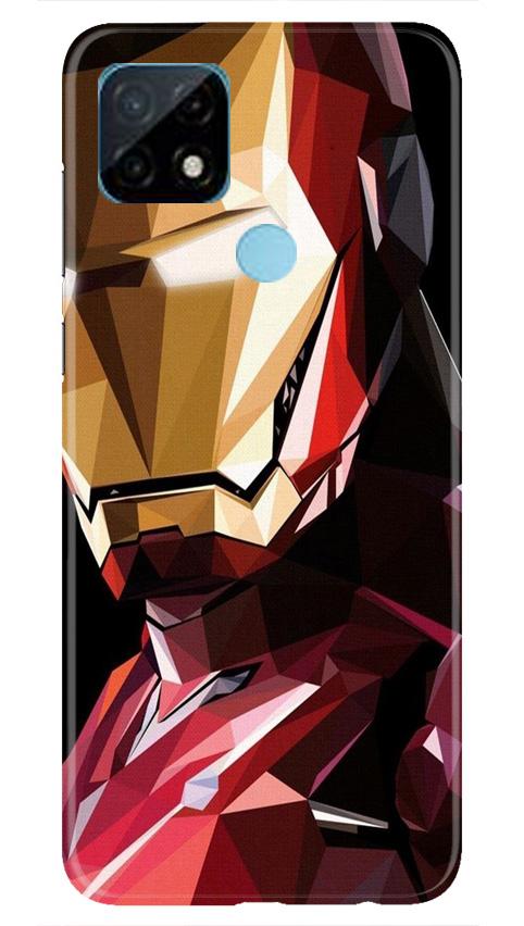 Iron Man Superhero Case for Realme C21  (Design - 122)