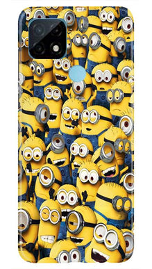 Minions Mobile Back Case for Realme C12  (Design - 126)