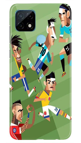 Football Case for Realme C12(Design - 166)