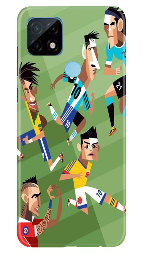 Football Case for Realme C21  (Design - 166)