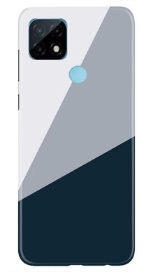 Blue Shade Mobile Back Case for Realme C21 (Design - 182)