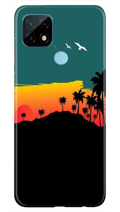 Sky Trees Case for Realme C21 (Design - 191)