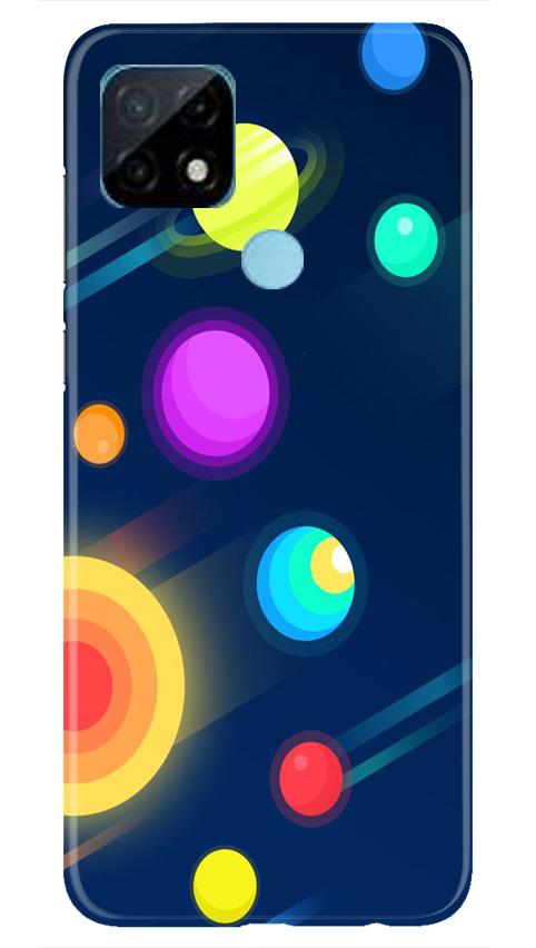 Solar Planet Case for Realme C21 (Design - 197)