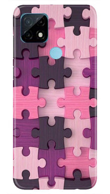 Puzzle Mobile Back Case for Realme C12 (Design - 199)