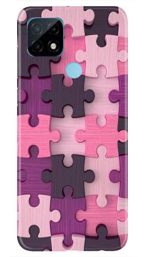 Puzzle Case for Realme C12 (Design - 199)