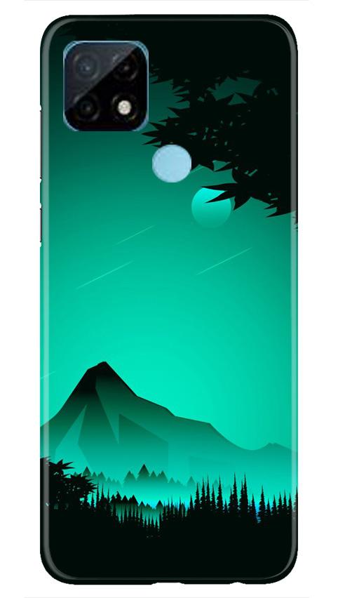 Moon Mountain Case for Realme C21 (Design - 204)