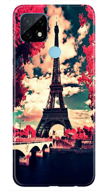 Eiffel Tower Mobile Back Case for Realme C21 (Design - 212)