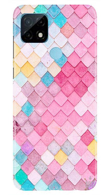 Pink Pattern Mobile Back Case for Realme C12 (Design - 215)