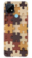 Puzzle Pattern Case for Realme C12 (Design No. 217)