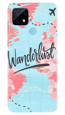Wonderlust Travel Mobile Back Case for Realme C21 (Design - 223)