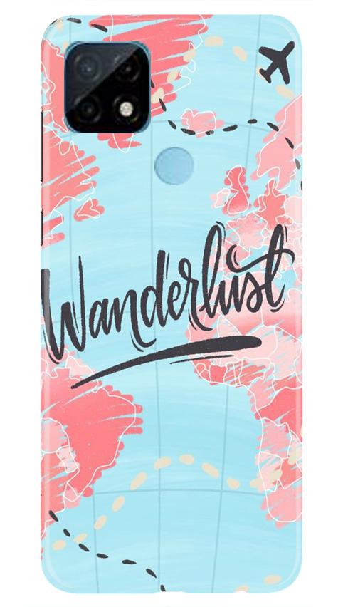 Wonderlust Travel Case for Realme C21 (Design No. 223)