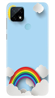 Rainbow Mobile Back Case for Realme C12 (Design - 225)