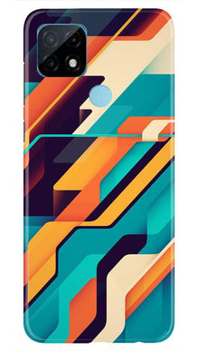 Modern Art Mobile Back Case for Realme C21 (Design - 233)