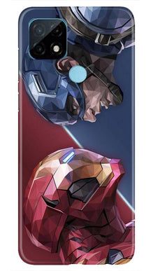 Ironman Captain America Mobile Back Case for Realme C12 (Design - 245)