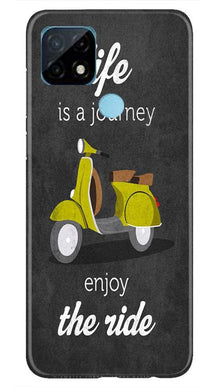 Life is a Journey Mobile Back Case for Realme C12 (Design - 261)
