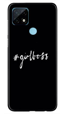 #GirlBoss Mobile Back Case for Realme C12 (Design - 266)