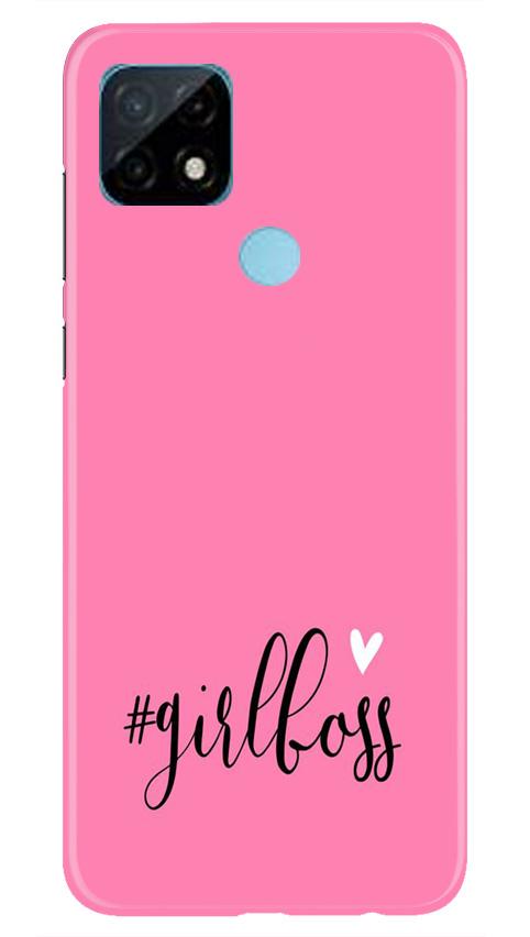 Girl Boss Pink Case for Realme C12 (Design No. 269)