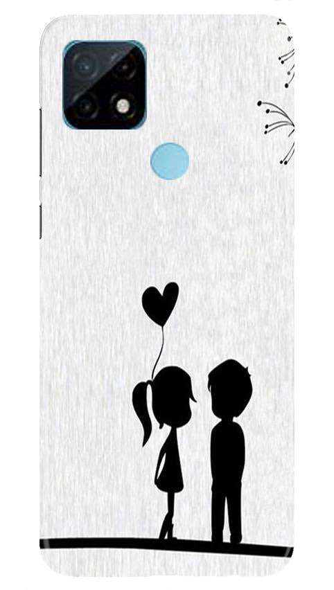 Cute Kid Couple Case for Realme C12 (Design No. 283)
