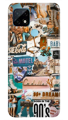 Vintage Design Mobile Back Case for Realme C21 (Design - 284)