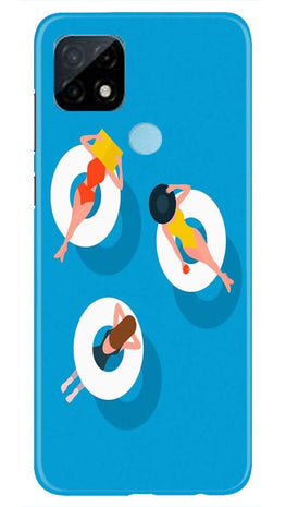 Girlish Mobile Back Case for Realme C21 (Design - 306)