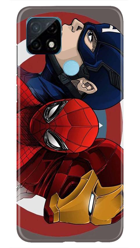Superhero Mobile Back Case for Realme C21 (Design - 311)