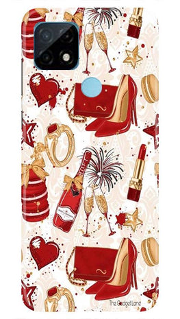 Girlish Mobile Back Case for Realme C21 (Design - 312)