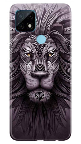 Lion Mobile Back Case for Realme C21 (Design - 315)