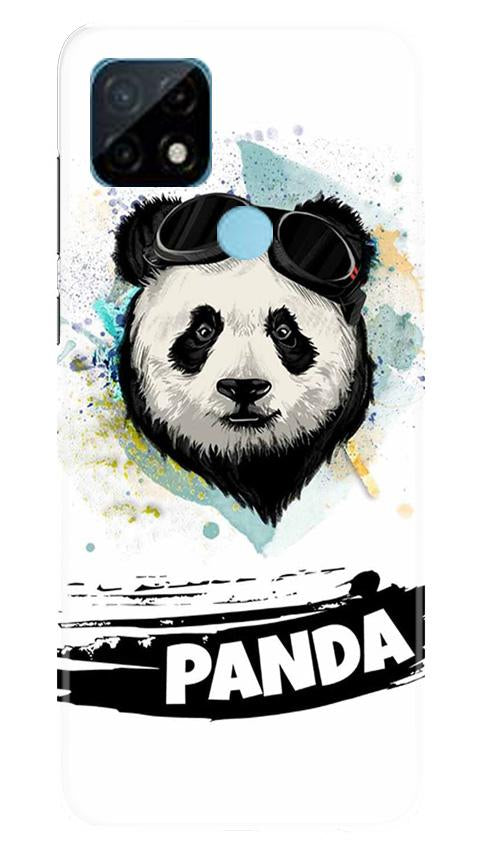 Panda Mobile Back Case for Realme C21 (Design - 319)
