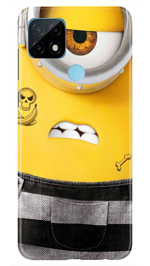 Minion Mobile Back Case for Realme C21 (Design - 324)