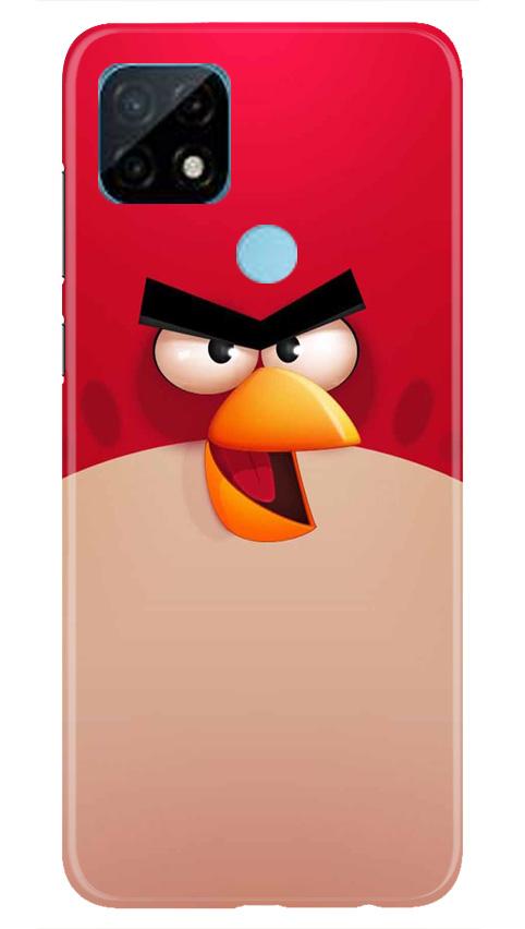 Angry Bird Red Mobile Back Case for Realme C21 (Design - 325)
