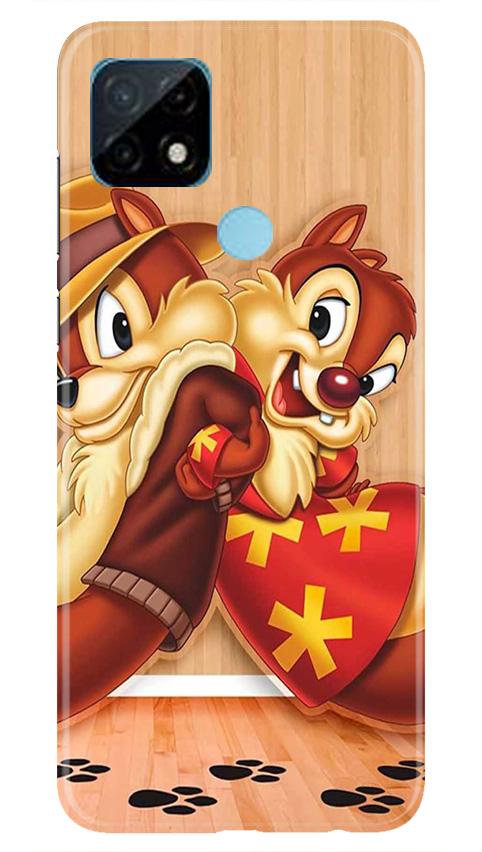 Chip n Dale Mobile Back Case for Realme C21 (Design - 335)
