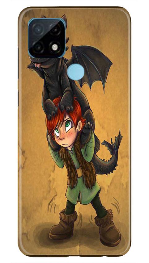 Dragon Mobile Back Case for Realme C21 (Design - 336)