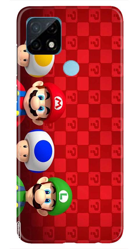 Mario Mobile Back Case for Realme C21 (Design - 337)