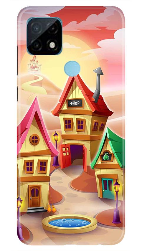 Sweet Home Mobile Back Case for Realme C21 (Design - 338)