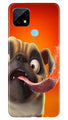 Dog Mobile Back Case for Realme C21 (Design - 343)