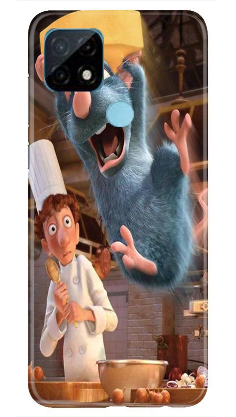 Ratatouille Mobile Back Case for Realme C21 (Design - 347)