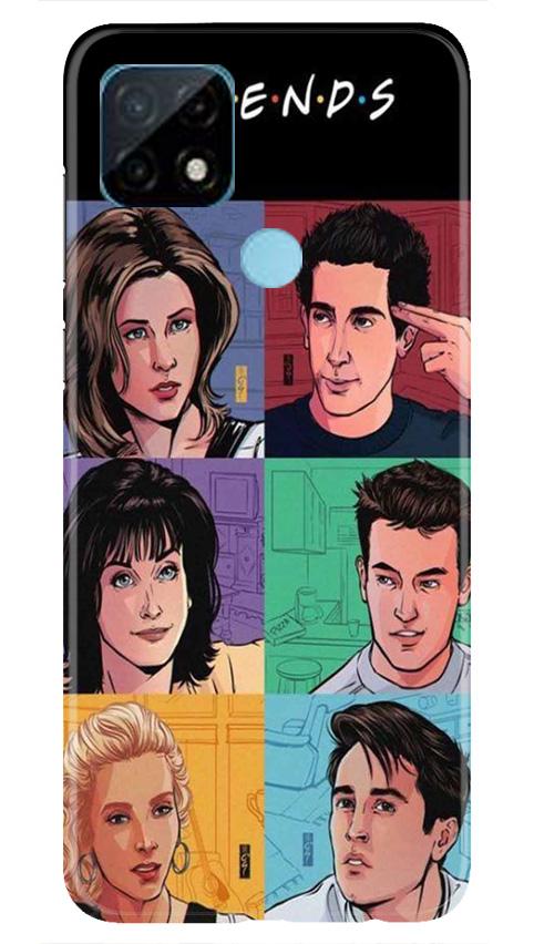 Friends Mobile Back Case for Realme C21 (Design - 357)