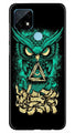 Owl Mobile Back Case for Realme C21 (Design - 358)