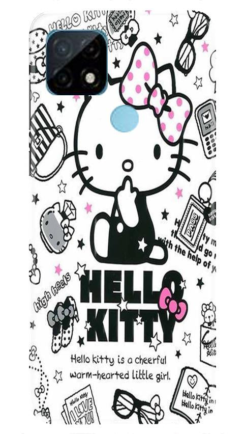 Hello Kitty Mobile Back Case for Realme C21 (Design - 361)