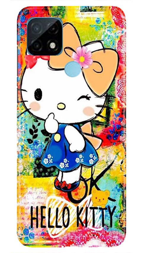 Hello Kitty Mobile Back Case for Realme C21 (Design - 362)