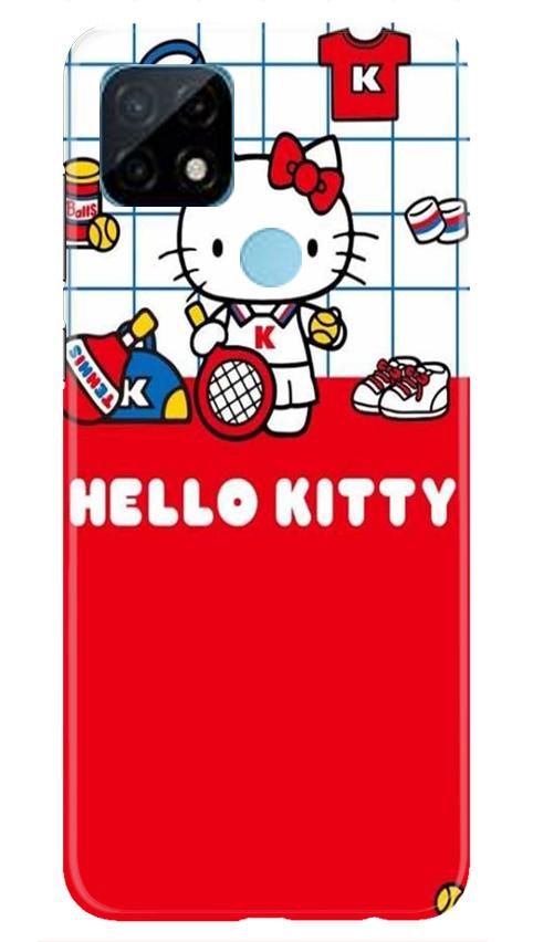Hello Kitty Mobile Back Case for Realme C21 (Design - 363)