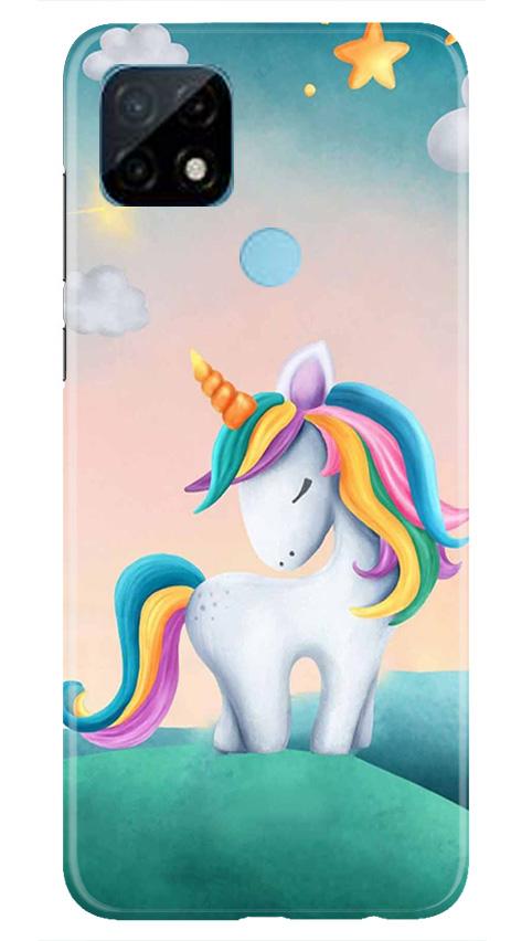 Unicorn Mobile Back Case for Realme C21 (Design - 366)